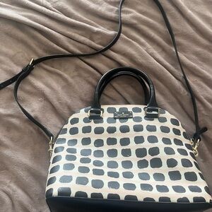 Kate Spade Black and White Satchel